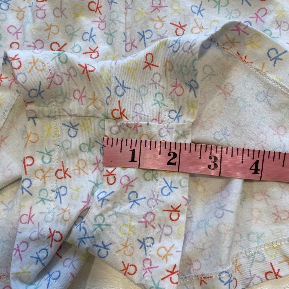 Calvin Klein Sleepwear Cami & Shorts Pajama Set Women Size M Multicolor CK Print - Picture 10 of 10